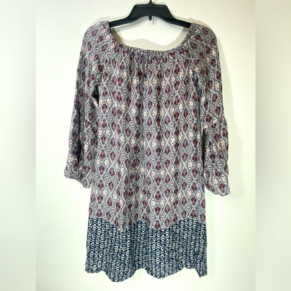 Matison Stone Off the Shoulder Printed Dress Size XS‎ Flowy Spring Resortwear